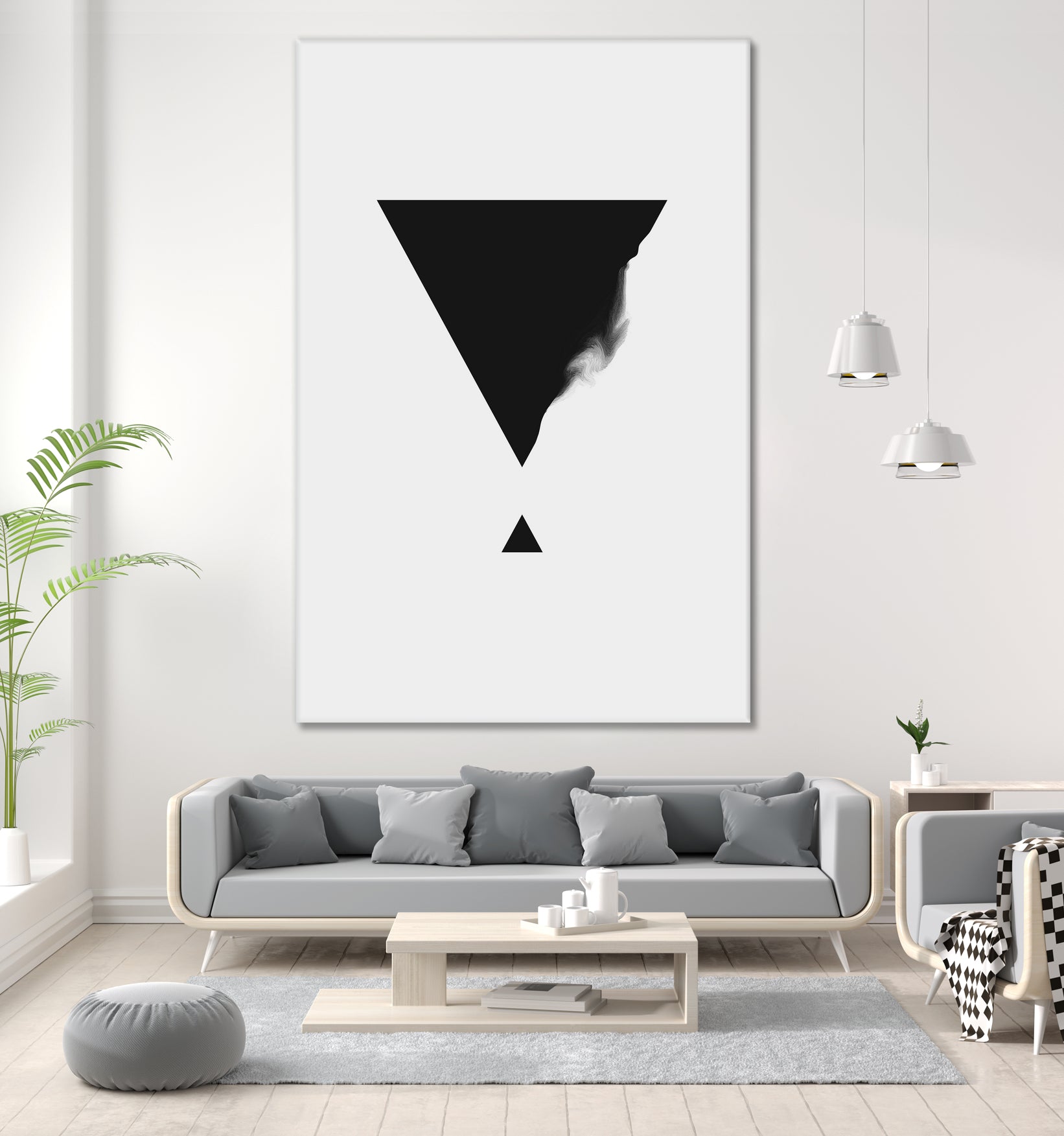 Triangle by Annisa Tiara Utami on GIANT ART - black digital drawing