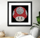 The Red Mushroom in Mario Bros by Caroline BESSIERES on GIANT ART - red digital drawing