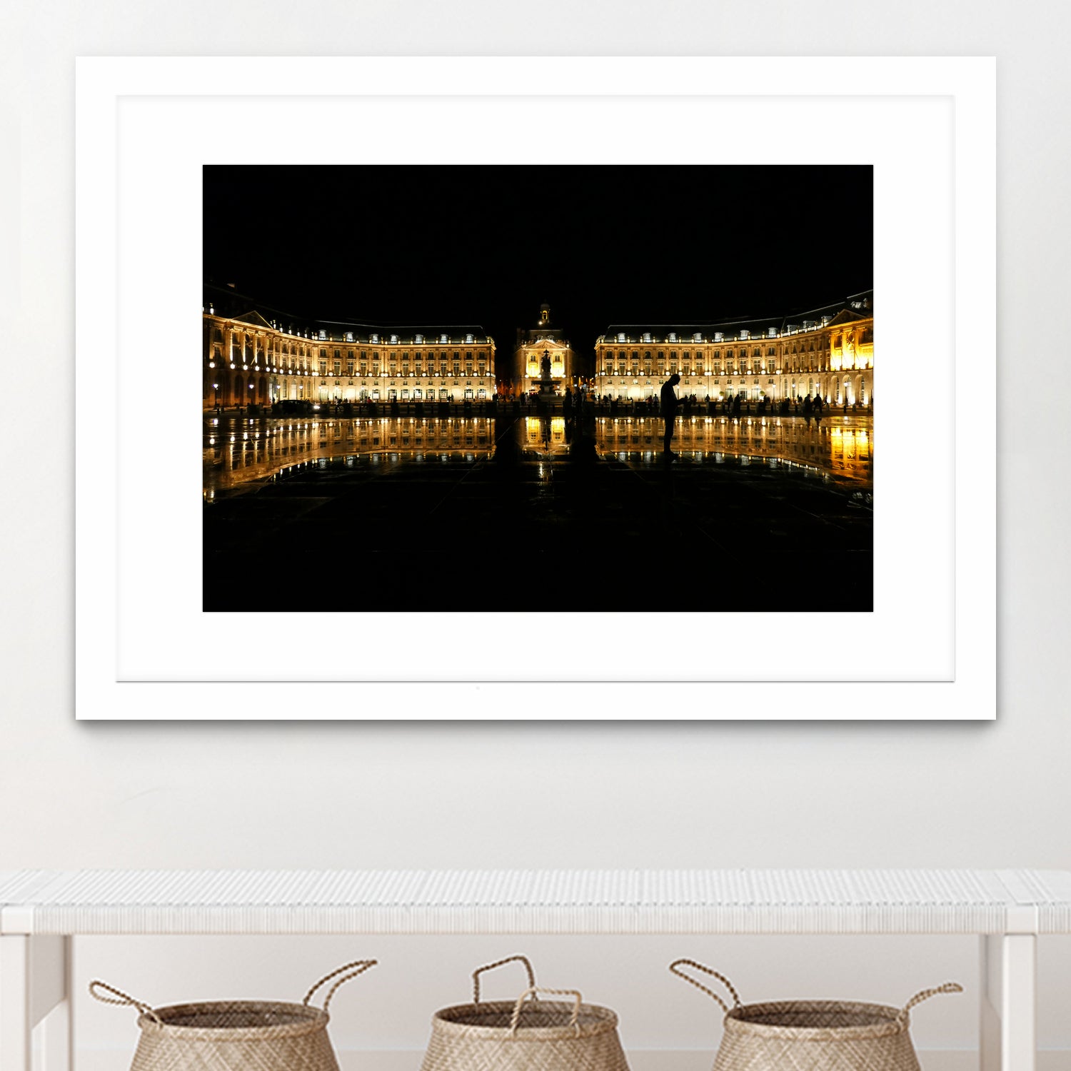 Water Mirror Bordeaux by Lynn Bolt on GIANT ART - black photo illustration