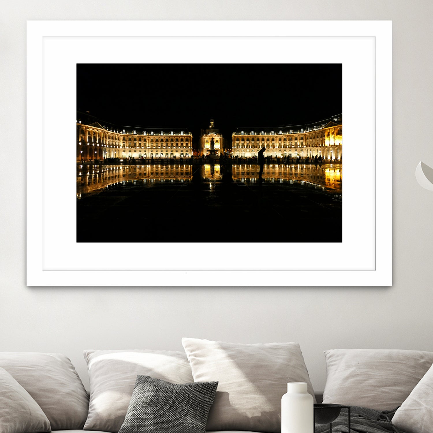 Water Mirror Bordeaux by Lynn Bolt on GIANT ART - black photo illustration