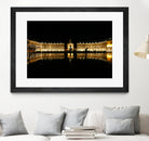 Water Mirror Bordeaux by Lynn Bolt on GIANT ART - black photo illustration