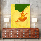 Yellow Lemon Life by Nadia Tokareva on GIANT ART - yellow character design