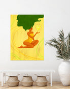 Yellow Lemon Life by Nadia Tokareva on GIANT ART - yellow character design