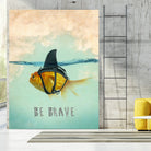 BE BRAVE by Vin Zzep on GIANT ART - white digital painting