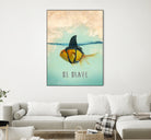 BE BRAVE by Vin Zzep on GIANT ART - white digital painting