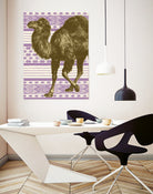 Bazaar Camel Lavender by Thomas Fernez on GIANT ART - fuchsia digital drawing
