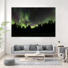 Quebec Northern Lights by Lorenzo Bustillo on GIANT ART - gray photo illustration