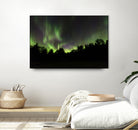 Quebec Northern Lights by Lorenzo Bustillo on GIANT ART - gray photo illustration