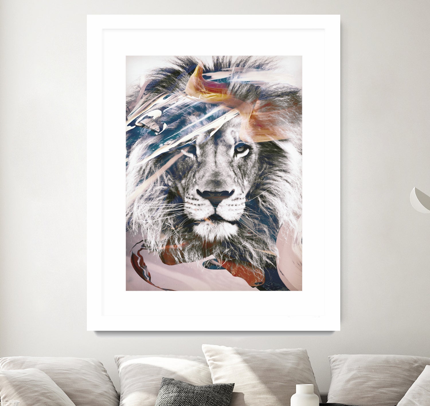 LION 6 by dada22 . on GIANT ART - white digital painting