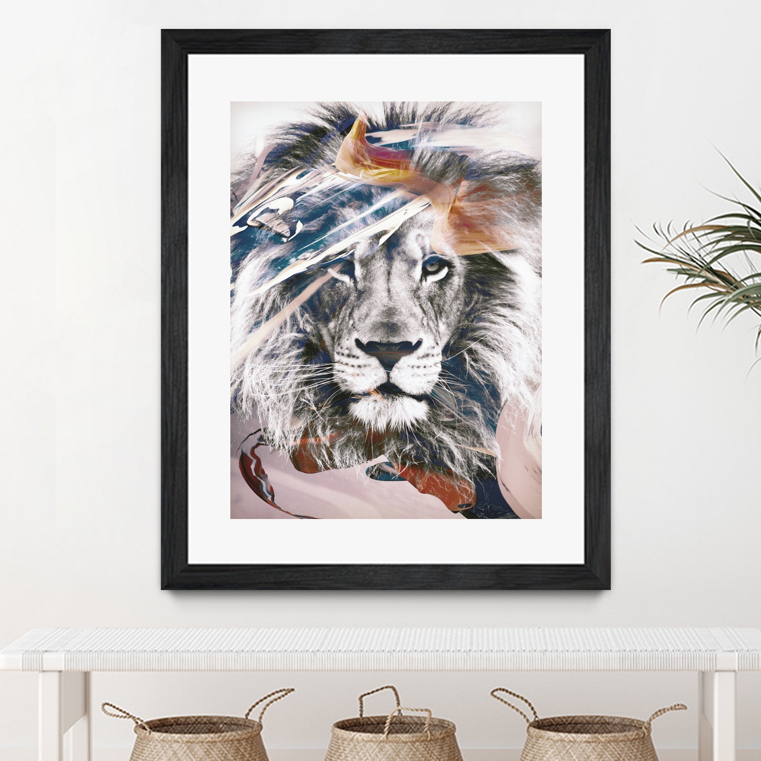 LION 6 by dada22 . on GIANT ART - white digital painting