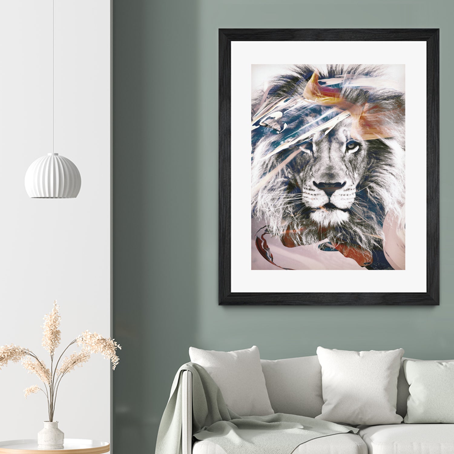 LION 6 by dada22 . on GIANT ART - white digital painting