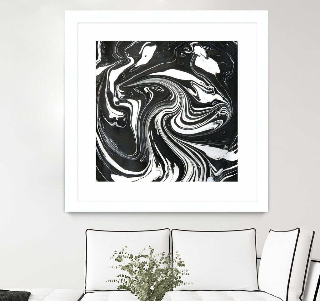 Marble texture I by Tania Amrein on GIANT ART - black digital drawing