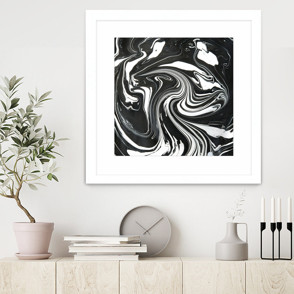 Marble texture I by Tania Amrein on GIANT ART - black digital drawing