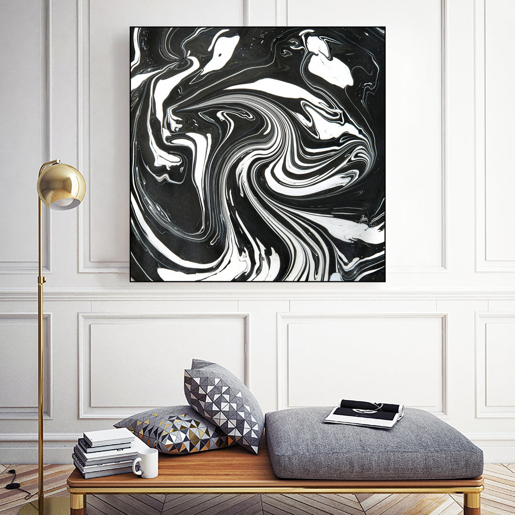 Marble texture I by Tania Amrein on GIANT ART - black digital drawing