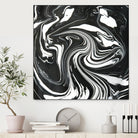 Marble texture I by Tania Amrein on GIANT ART - black digital drawing