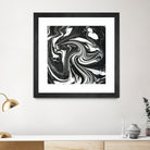 Marble texture I by Tania Amrein on GIANT ART - black digital drawing