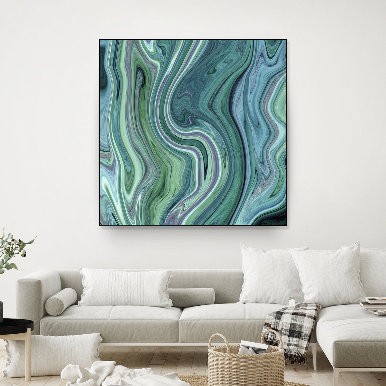 Green marble I by Tania Amrein on GIANT ART - green digital drawing