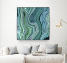 Green marble I by Tania Amrein on GIANT ART - green digital drawing