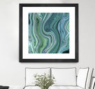 Green marble I by Tania Amrein on GIANT ART - green digital drawing