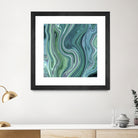 Green marble I by Tania Amrein on GIANT ART - green digital drawing