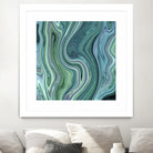 Green marble I by Tania Amrein on GIANT ART - green digital drawing