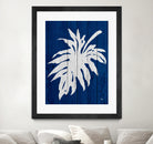 Blue Nature Dark Blue Palm5 by Catia Keck on GIANT ART - blue photo manipulation