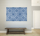 Moroccan LaceBlue by Catia Keck on GIANT ART - blue mixed media