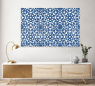 Moroccan LaceBlue by Catia Keck on GIANT ART - blue mixed media