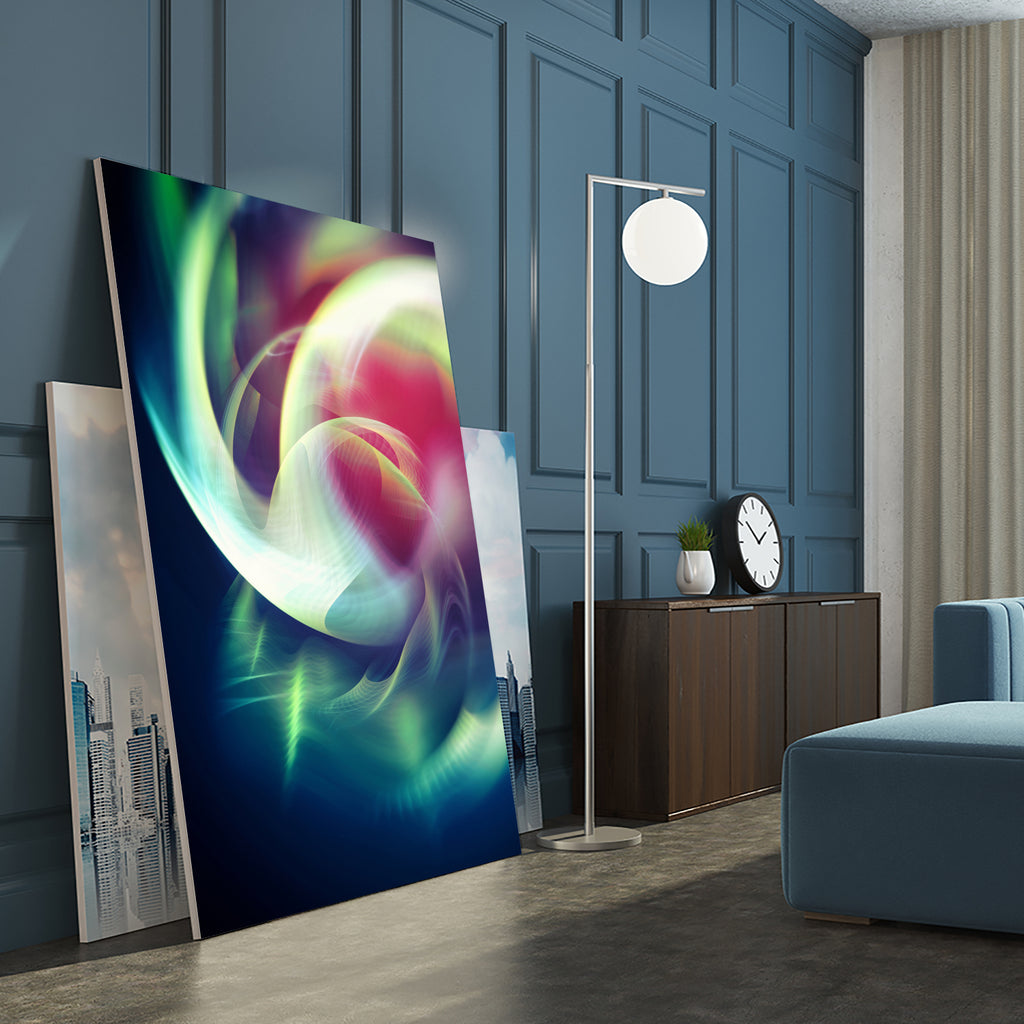 Abstract Art XIII by Tenyo Marchev on GIANT ART - green 3d art