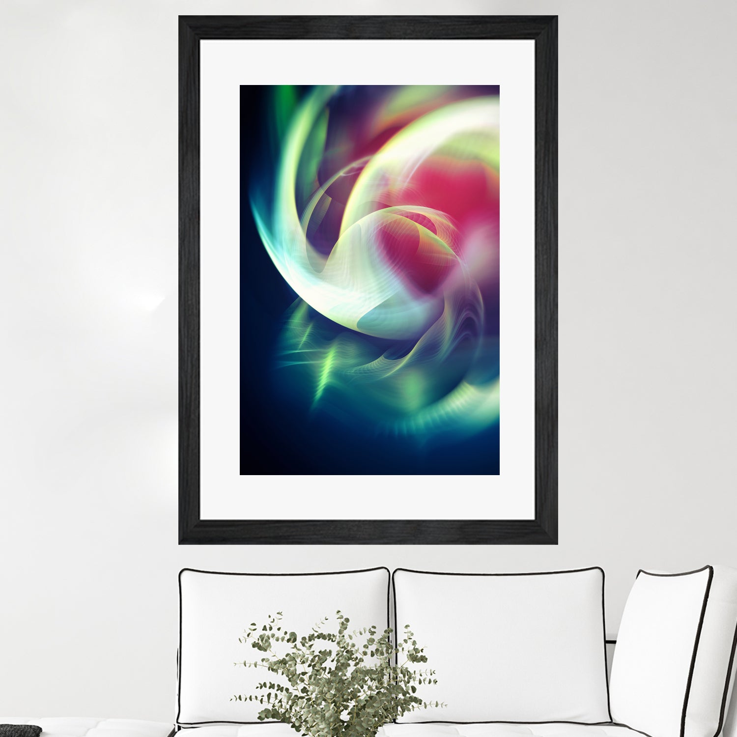 Abstract Art XIII by Tenyo Marchev on GIANT ART - green 3d art