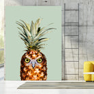 PINEAPPLE OWL by Jonas Loose on GIANT ART - green photo manipulation