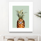 PINEAPPLE OWL by Jonas Loose on GIANT ART - green photo manipulation