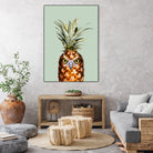 PINEAPPLE OWL by Jonas Loose on GIANT ART - green photo manipulation