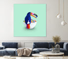 CEREAL TOUCAN by Jonas Loose on GIANT ART - green 3d art