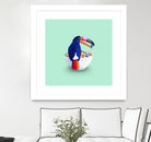 CEREAL TOUCAN by Jonas Loose on GIANT ART - green 3d art