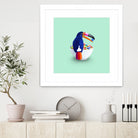 CEREAL TOUCAN by Jonas Loose on GIANT ART - green 3d art