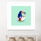 CEREAL TOUCAN by Jonas Loose on GIANT ART - green 3d art