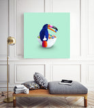 CEREAL TOUCAN by Jonas Loose on GIANT ART - green 3d art