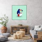 CEREAL TOUCAN by Jonas Loose on GIANT ART - green 3d art