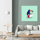 CEREAL TOUCAN by Jonas Loose on GIANT ART - green 3d art