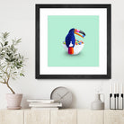 CEREAL TOUCAN by Jonas Loose on GIANT ART - green 3d art