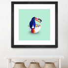 CEREAL TOUCAN by Jonas Loose on GIANT ART - green 3d art