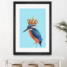 KINGFISHER by Jonas Loose on GIANT ART - blue photo manipulation