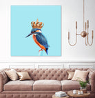 KINGFISHER by Jonas Loose on GIANT ART - blue photo manipulation