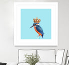 KINGFISHER by Jonas Loose on GIANT ART - blue photo manipulation