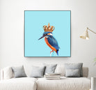 KINGFISHER by Jonas Loose on GIANT ART - blue photo manipulation