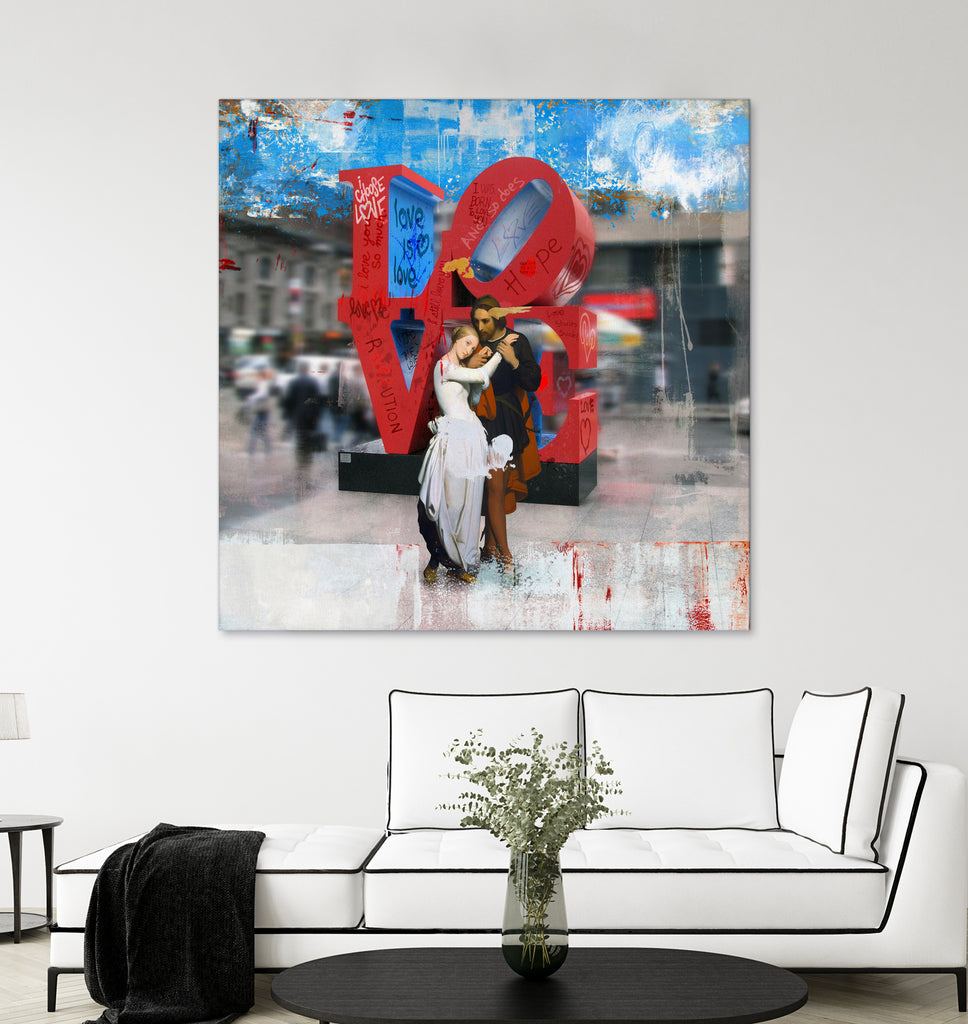 Love II by José Luis Guerrero on GIANT ART - red digital painting