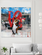 Love II by José Luis Guerrero on GIANT ART - red digital painting