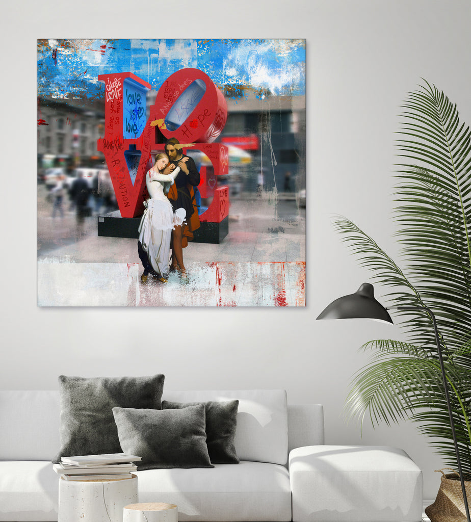 Love II by José Luis Guerrero on GIANT ART - red digital painting