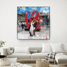 Love II by José Luis Guerrero on GIANT ART - red digital painting